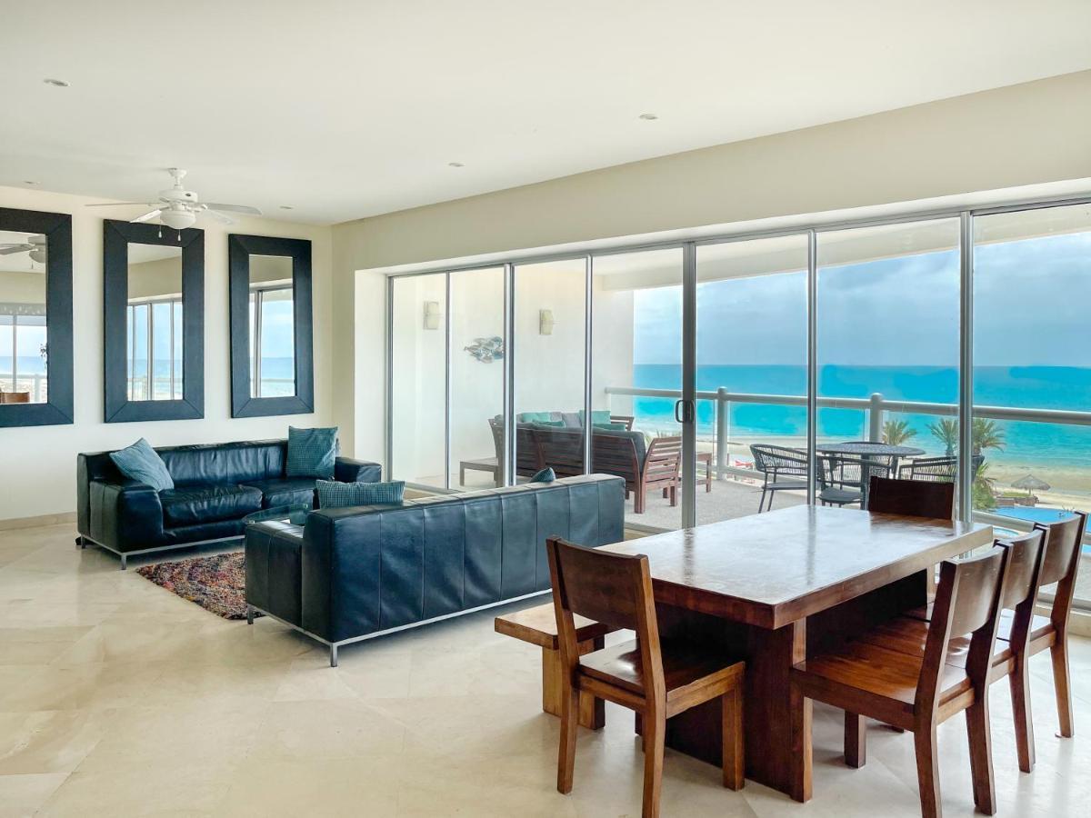 Quiet Beachfront Condo With Pools & Private Beach Puerto Penasco Exterior photo