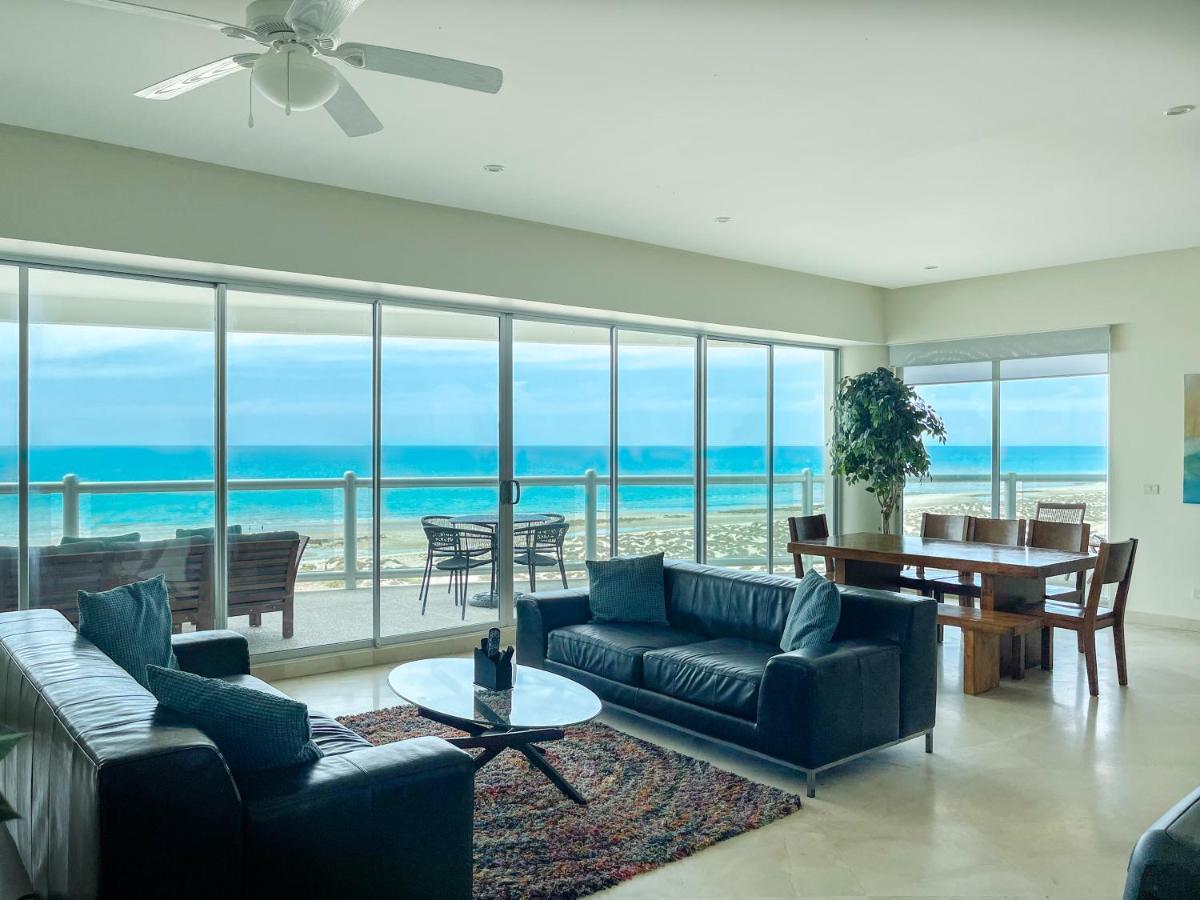 Quiet Beachfront Condo With Pools & Private Beach Puerto Penasco Exterior photo